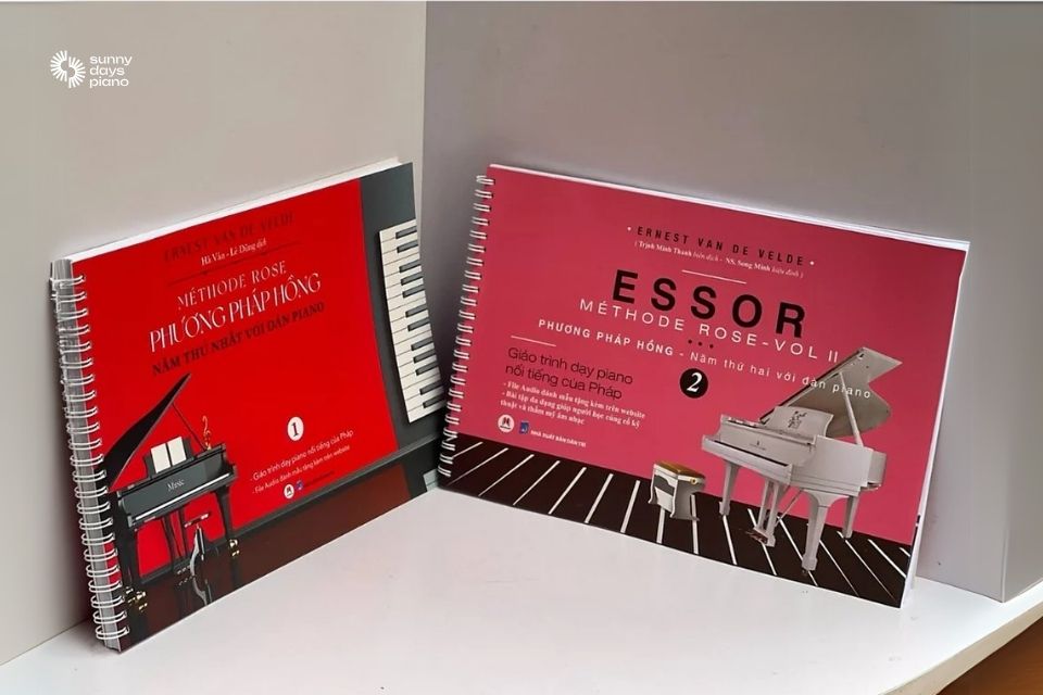 Giáo trình cuốn sách methode rose cơ bản phù hợp cho người mới bắt đầu học đàn Piano