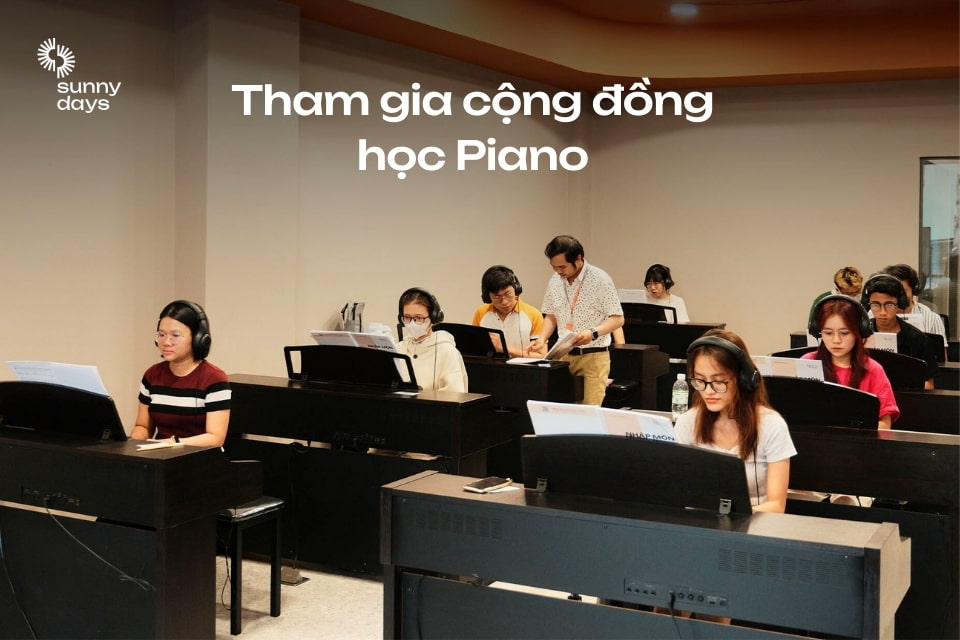 tham gia cộng đồng học piano