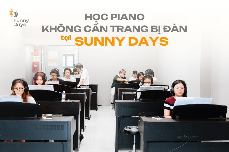 học piano không cần đàn