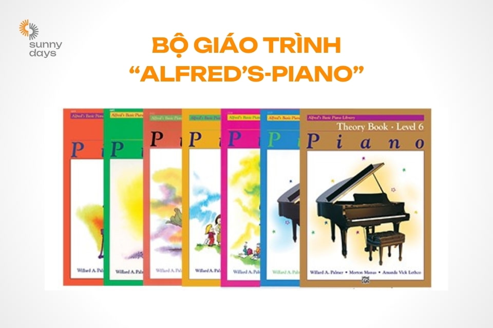 Bộ sách Alfred’s-Piano cho người mới bắt đầu