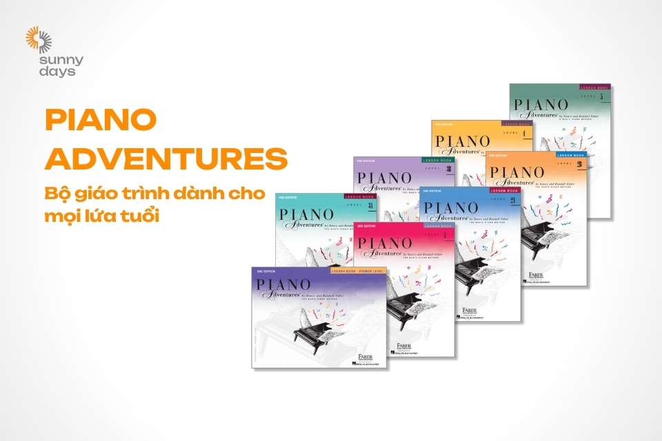 Bộ giáo trình Piano Adventures