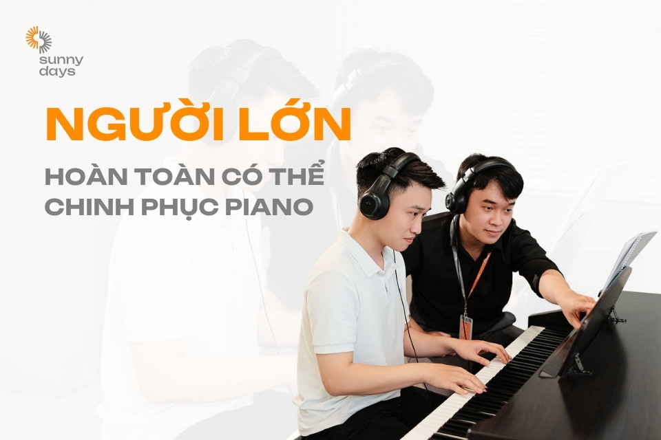 học piano đối với người lớn