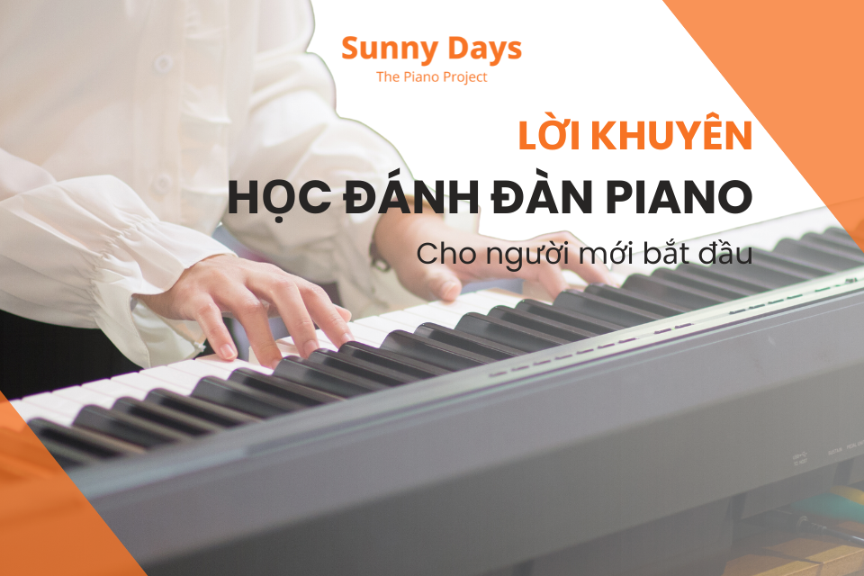 loi khuyen hoc danh dan piano cho nguoi bat dau Sunny Days