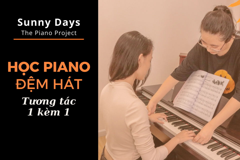 Học Piano đệm hát 1 kèm 1